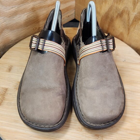 Chaco Pedshed Womens Toecoop Leather Slip On Clog Shoes - Picture 3 of 9